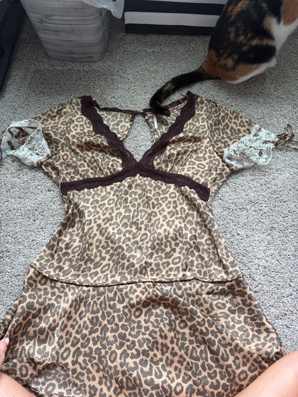 Free people cheetah dress